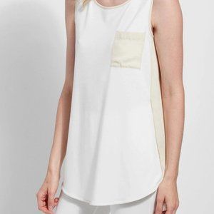 Lysse Caterina Sleeveless Top White